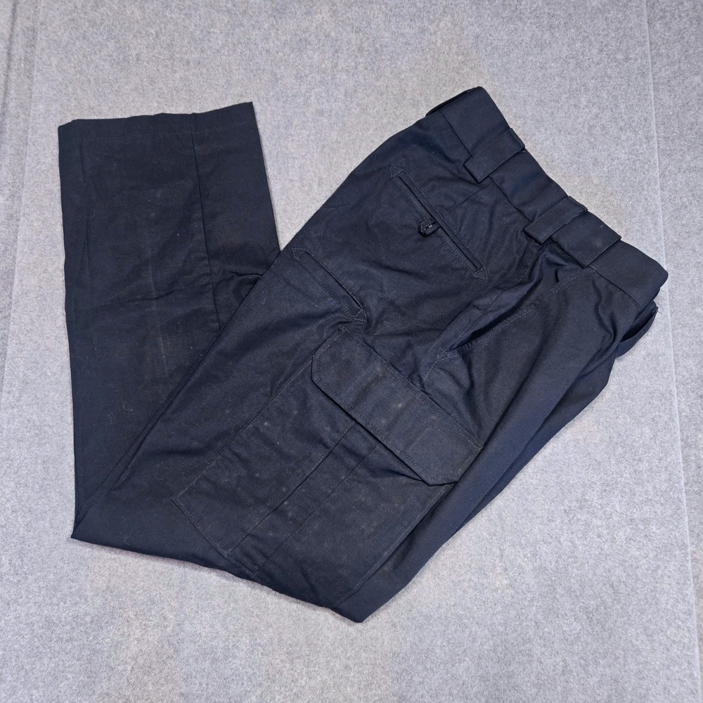 5.11 Tactical Series Mens Black Ripstop Cargo Pants 32x30 Utility Work Trousers